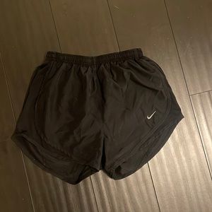 All black Nike shorts